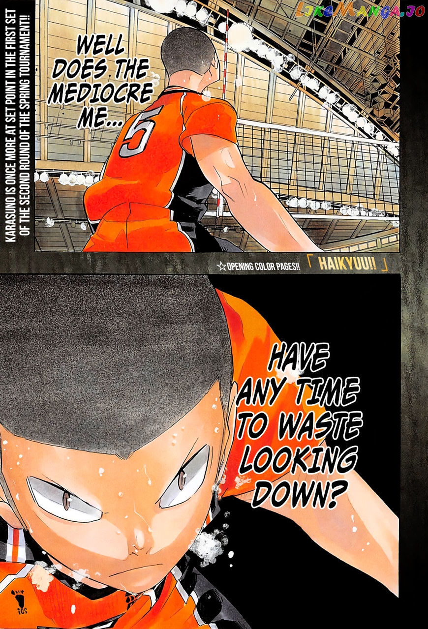 Haikyuu!!, Chapter 264 image 03